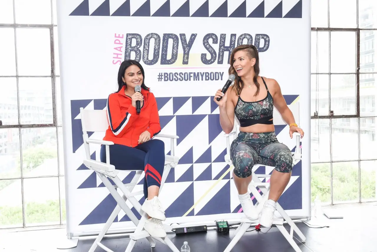 CAMILA MENDES AT SHAPE 3RD ANNUAL SHAPE BODY SHOP POP UP AT HUDSON LOFT9